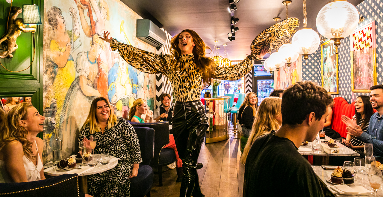 Drag Queen Cupcake Bottomless Brunch Covent Garden, London Fun Time