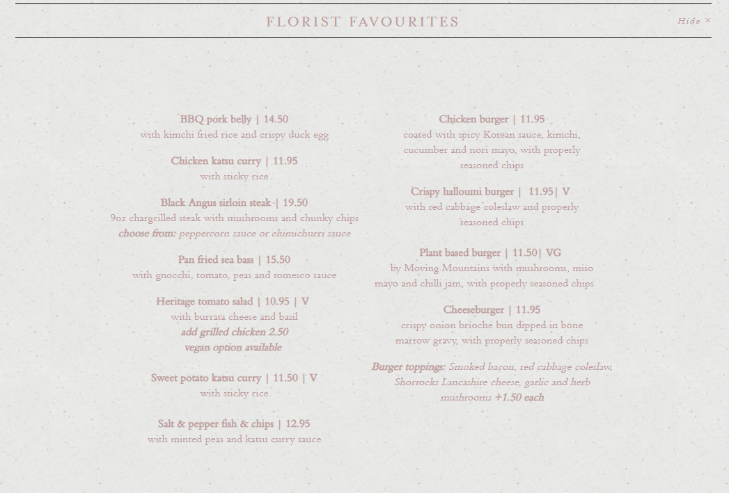 The Florist Beautiful FloralThemed Bar In Liverpool DesignMyNight
