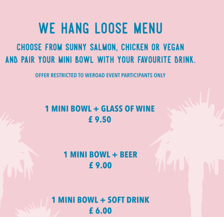 WeRoad & Chill Latin Edition Poke House Portobello Road London