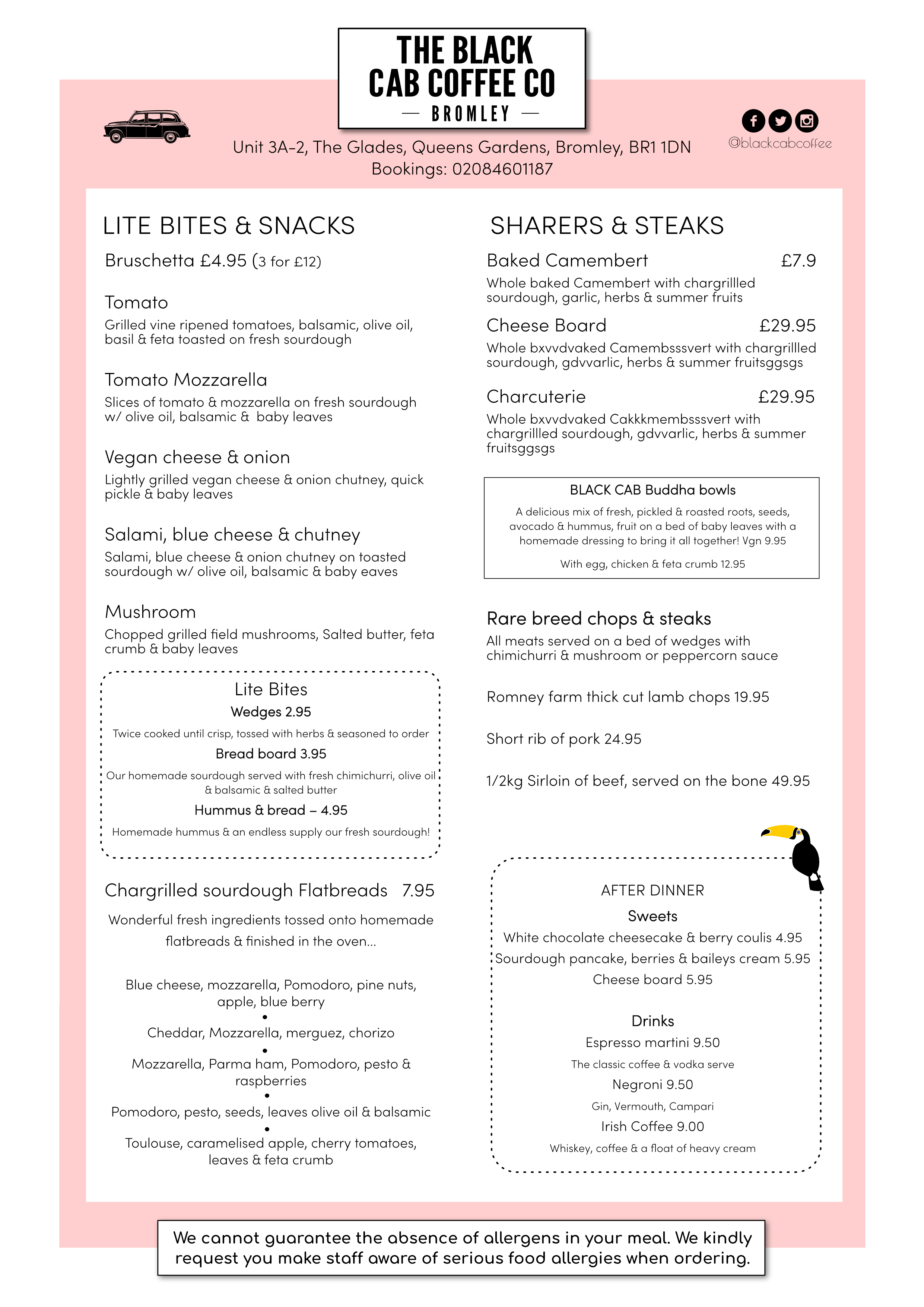 The Black Cab Coffee Co Events And Tastings In London DesignMyNight