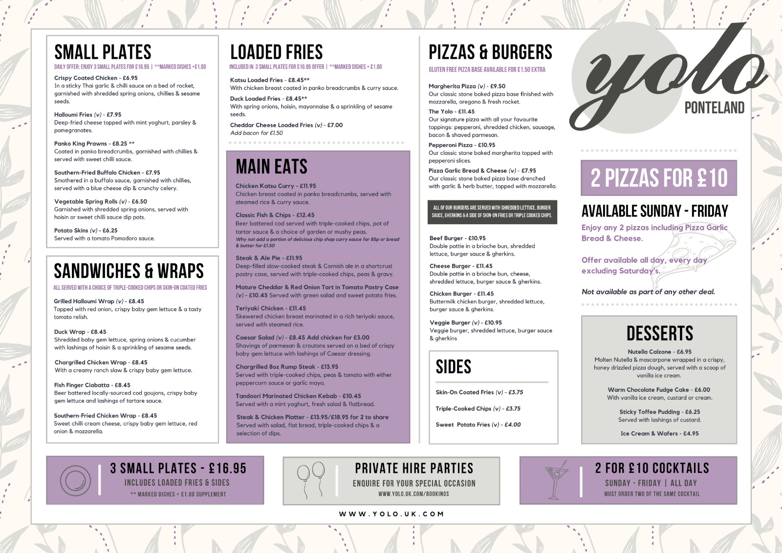 YOLO Ponteland Newcastle Bar And Restaurant DesignMyNight