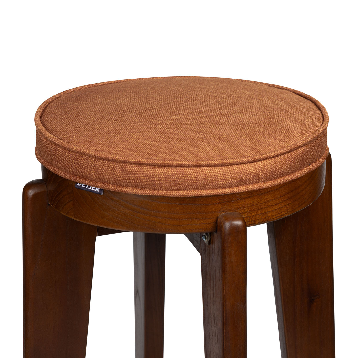 Cushion Bar Stool Cognac