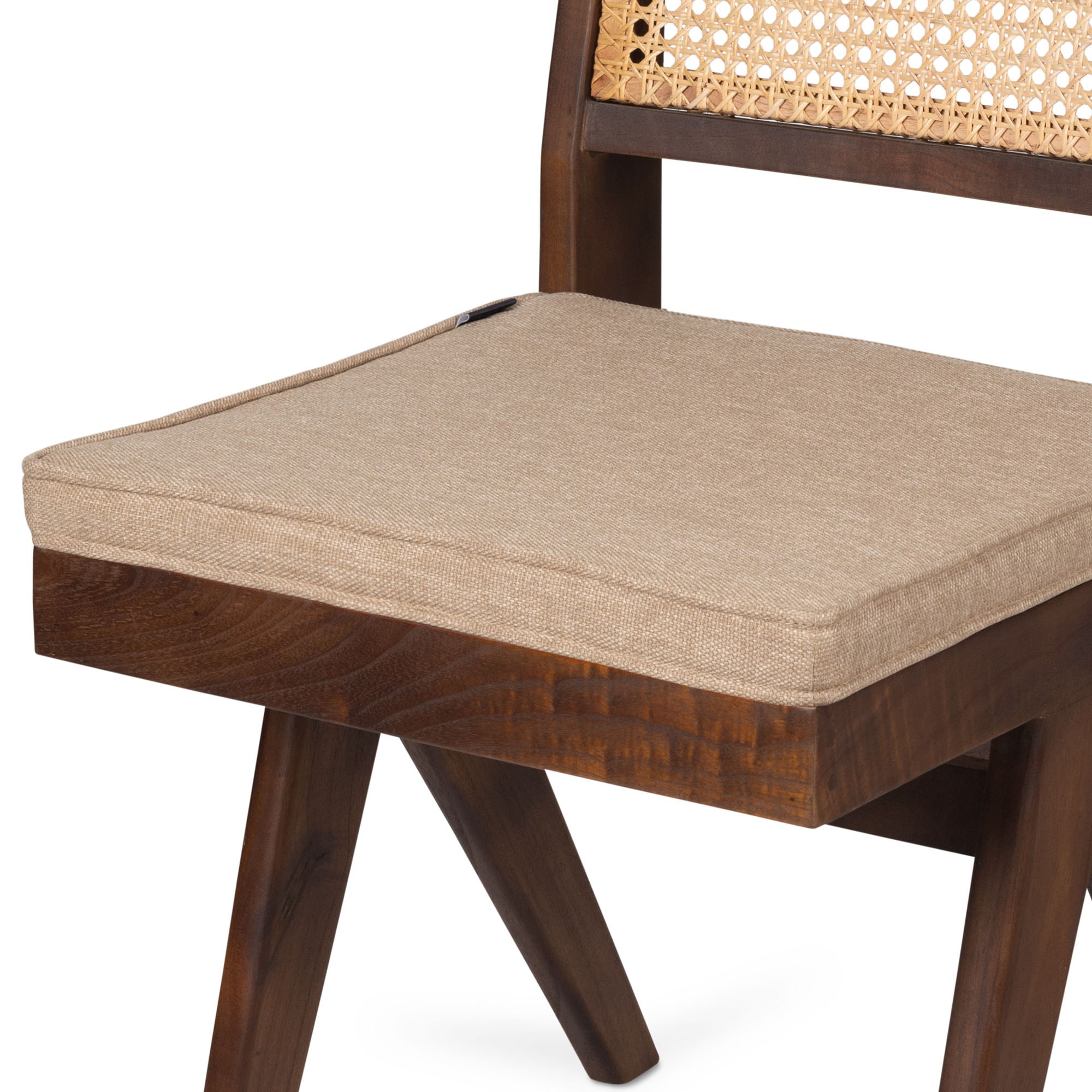 Cushion Dining Chair Light Brown