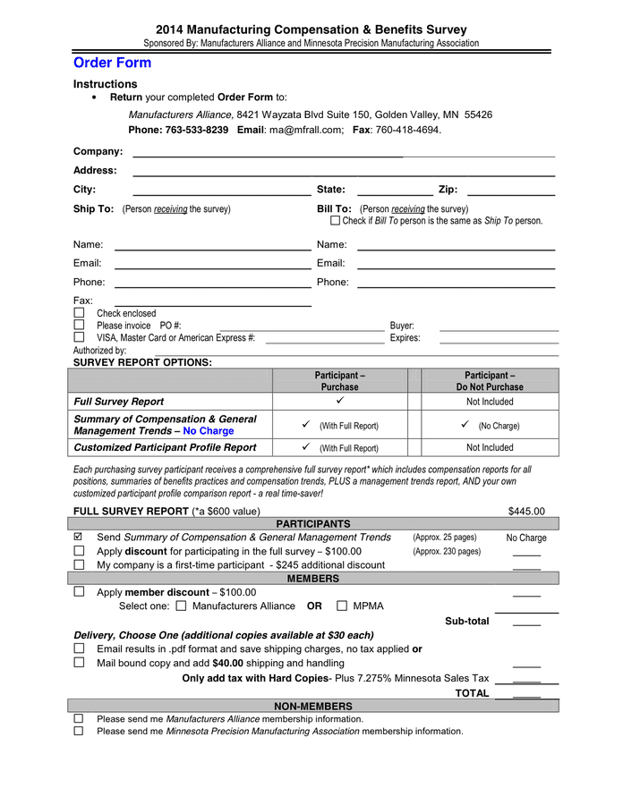 GENERAL INFORMATION QUESTIONNAIRE in Word and Pdf formats