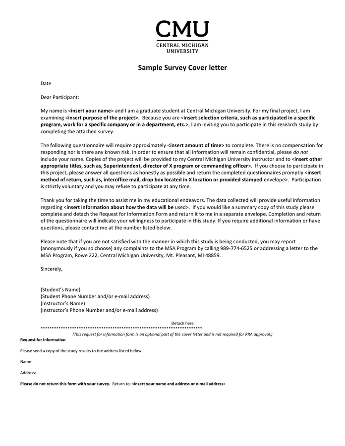 Generic Cover letter in Word and Pdf formats (696 x 900 Pixel)