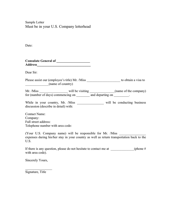 Sample company letterhead in Word and Pdf formats