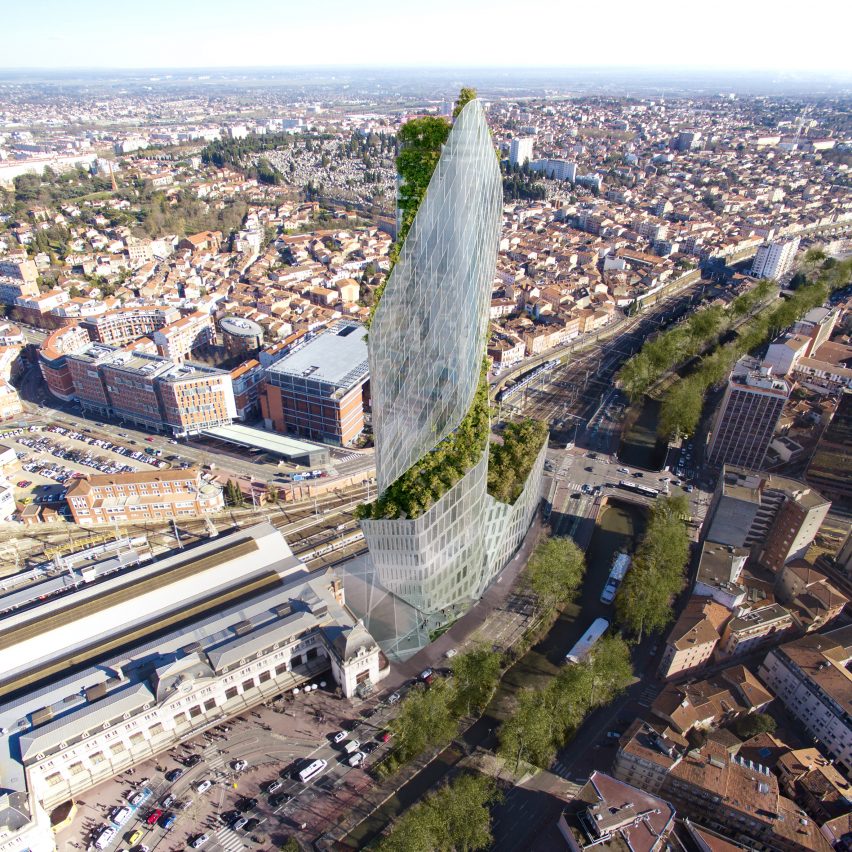 Studio Libeskind to build twisted garden tower in Toulouse Dezeen