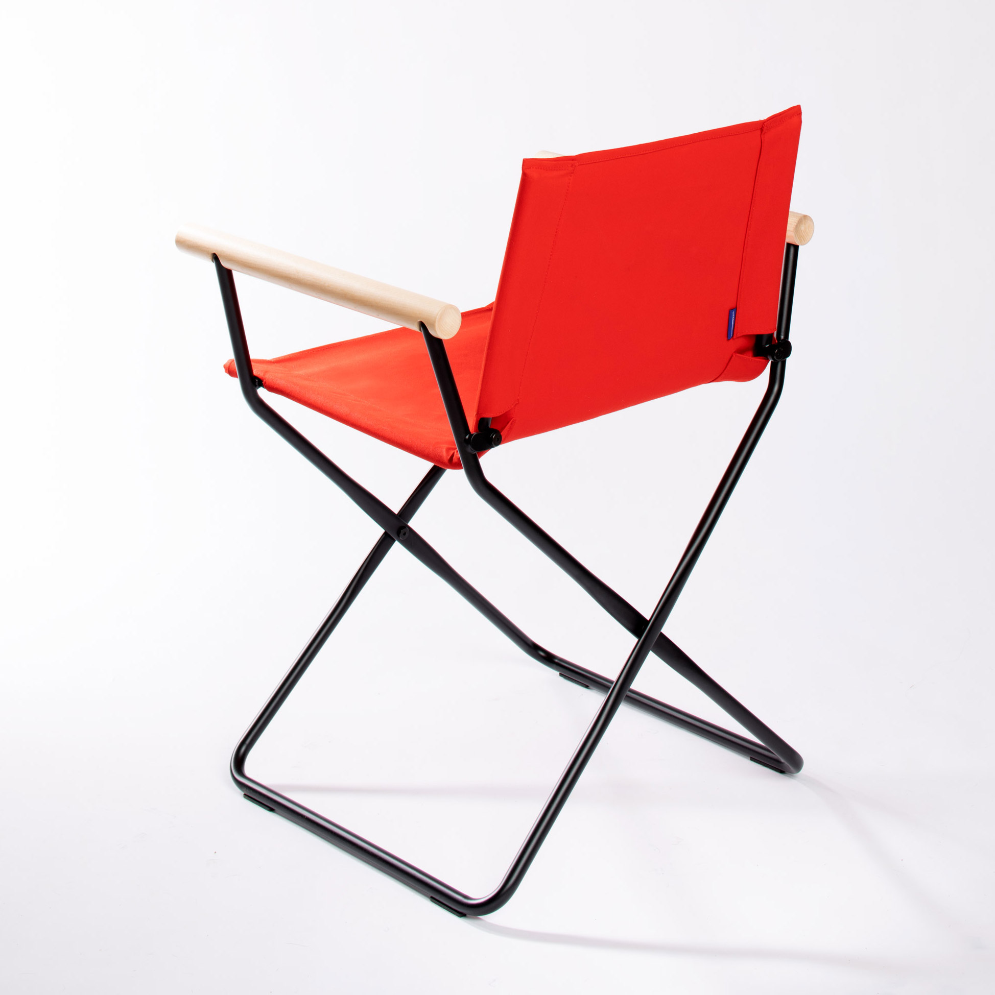 Prop chair is a take on the director's chair by Samuel Wilkinson