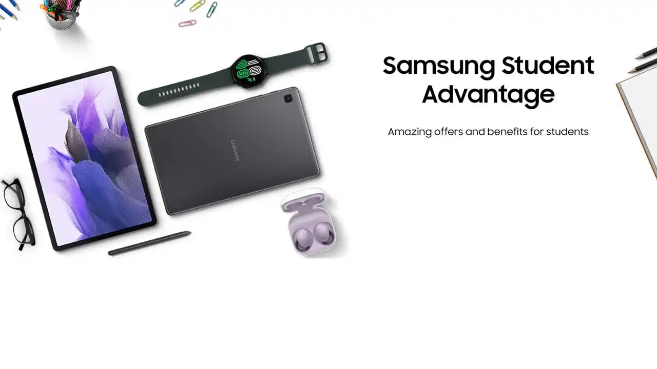 Samsung devices are now available with exciting discounts for students