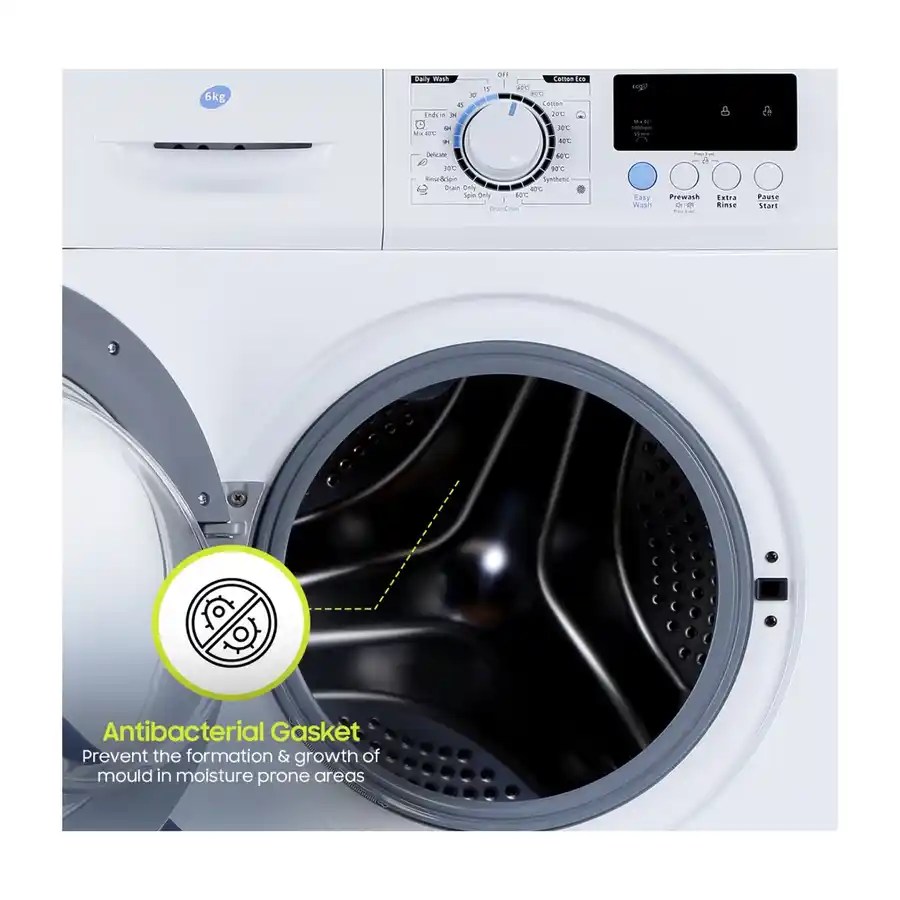 Croma 6 kg Fully Automatic Front Loading Washing Machine (CRAW0151