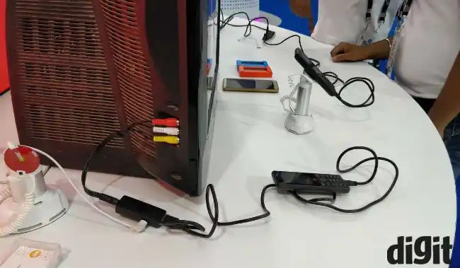 First Look At The Jiophone Tv Cable Digit In
