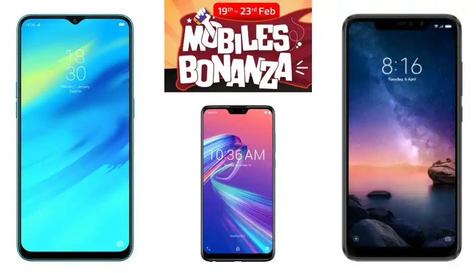 Flipkart Mobiles Bonanza sale Discounts on RealMe 2 Pro, Xiaomi Redmi Note 6, Asus Zenfone Max