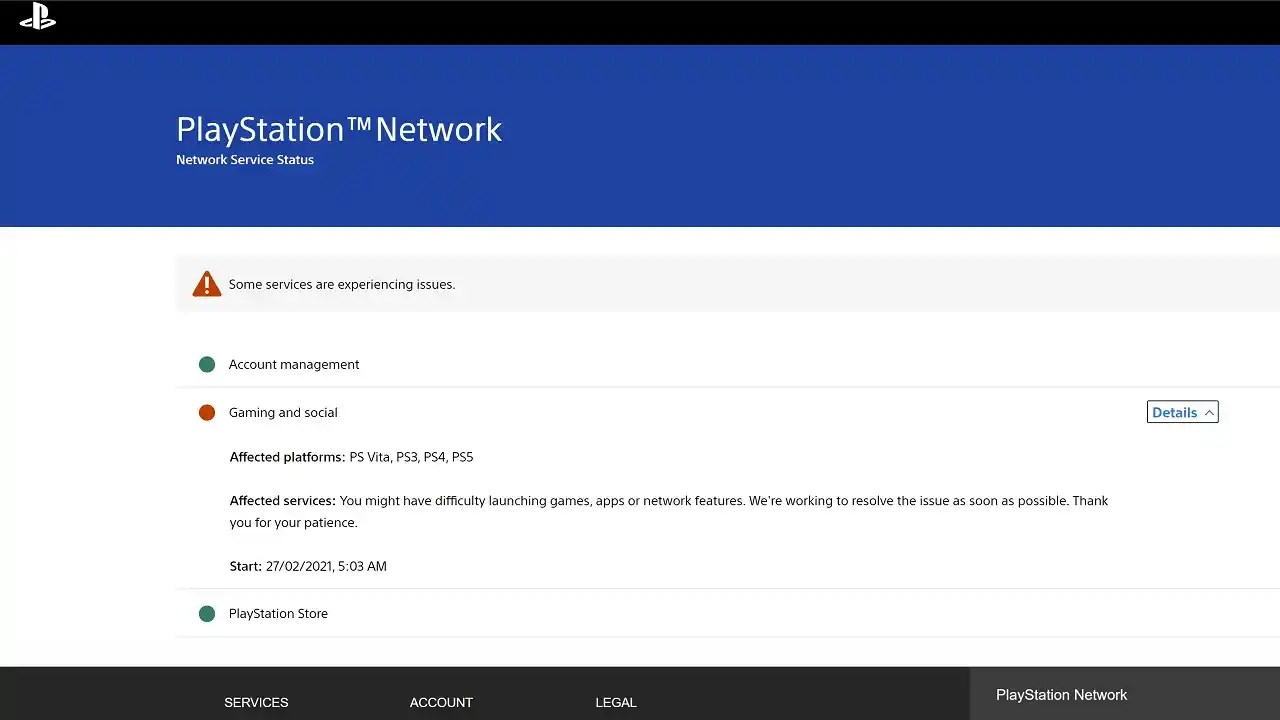 Sony experiences outages on the PlayStation Network with problems still
