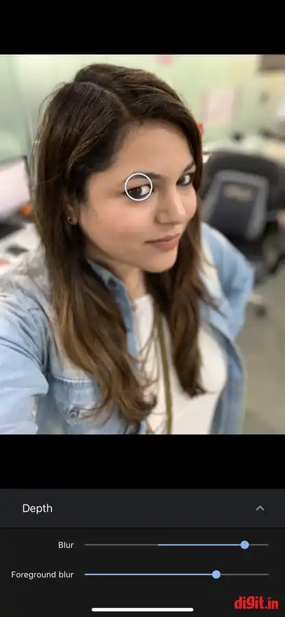 How to use Google Photos for iOS to adjust blur and create Colour Pop