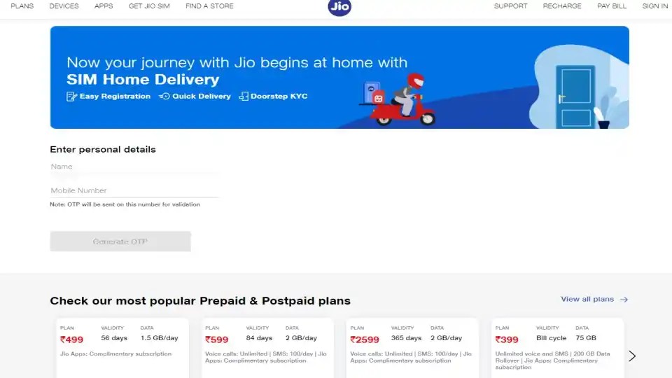 How to activate Jio SIM card for prepaid and postpaid users Digit