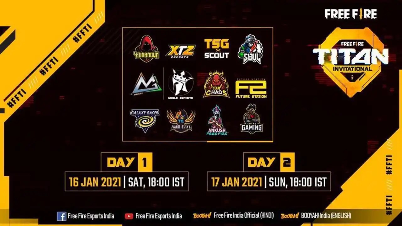 Garena announces Free Fire Titan Invitational tournament on Jan 16 and