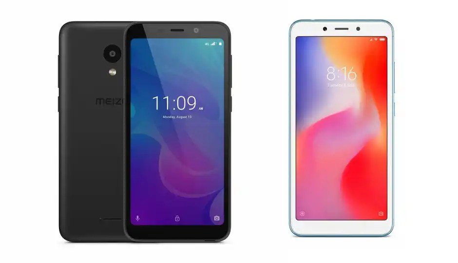 Specs comparison Meizu C9 vs Xiaomi Redmi 6A Digit