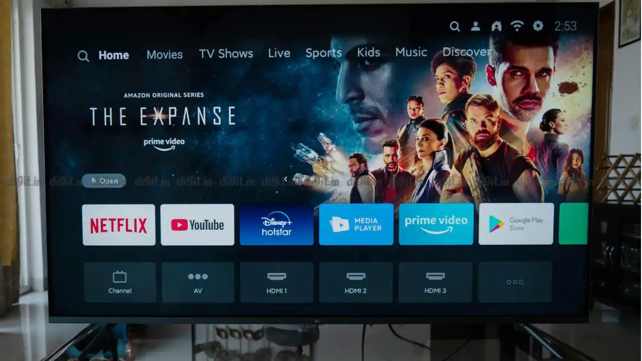 Personalized for PatchWall UI on Xiaomi Mi TVs is in