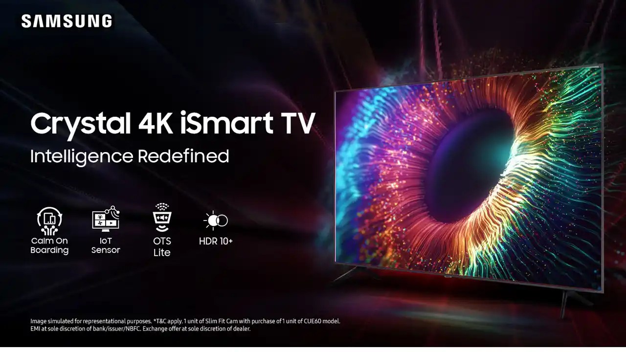 Samsung Crystal 4K iSmart UHD TV offers the perfect blend of innovation