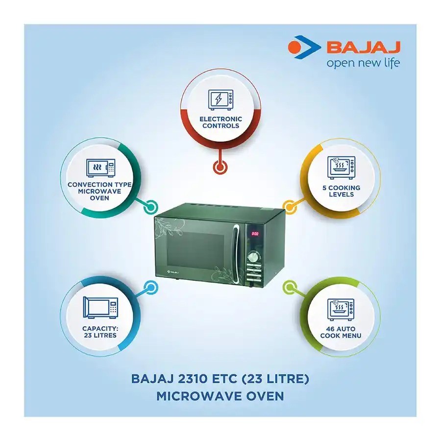 Bajaj 23 L Convection Microwave Oven (2310 ETC) Digit.in