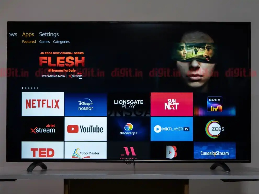 AmazonBasics 55inch 4K Fire TV Edition TV Review Review A unique UI