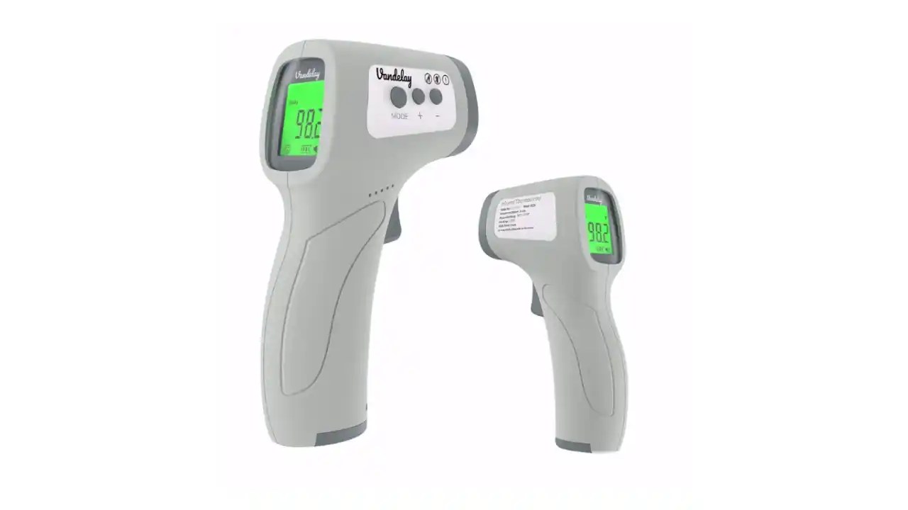Noncontact IR thermometers to check body temperature Digit
