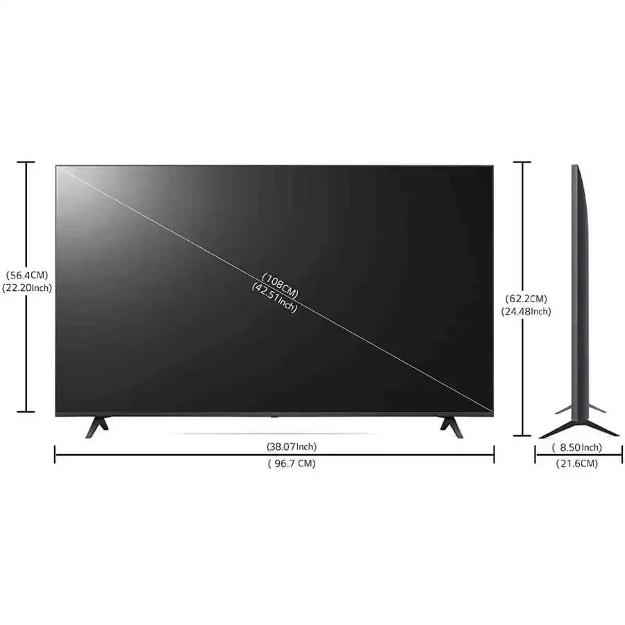 LG 55 inches 4K LED TV (55UQ8020PSB) Photo Design 1 Digit