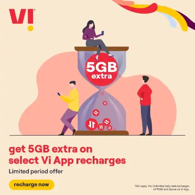 Vi is now offering free 5GB extra on its Valentines Day offer