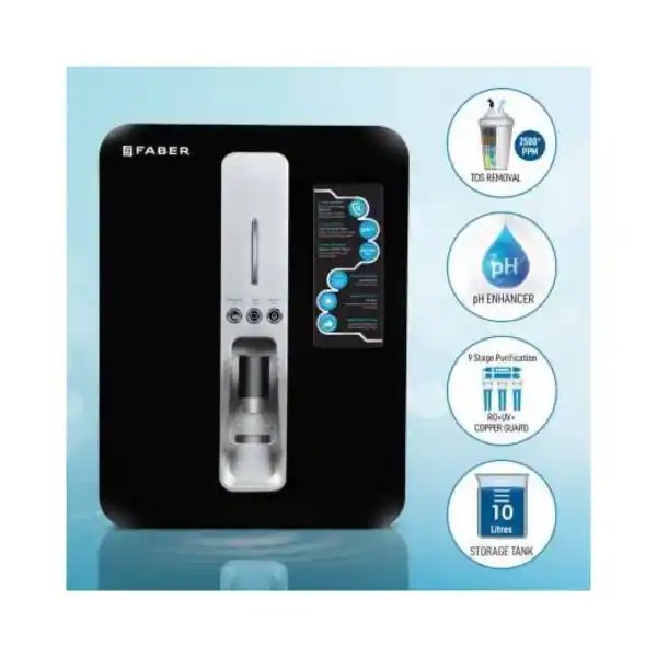 Faber FWP NEUTRON PLUS 10 L RO + UV + UF Water Purifier Design Images