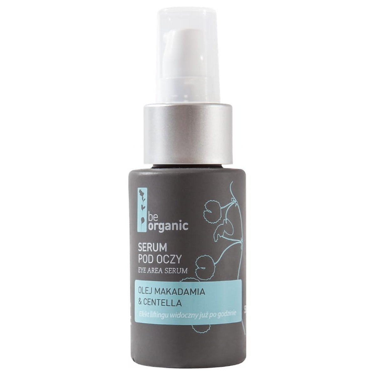 Be Organic Eye Area Serum Serum pod oczy 50ml Olej Makadamia & Centella