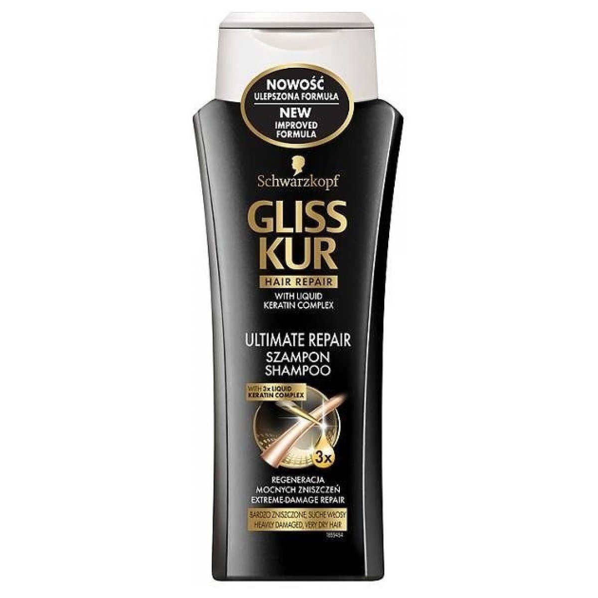 Schwarzkopf Gliss Kur Ultimate Repair Shampoo Regenerujący szampon do