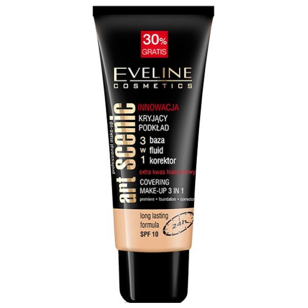 Eveline Art Scenic Foundation 3w1 Podkład kryjący SPF 10 40ml 21 Light