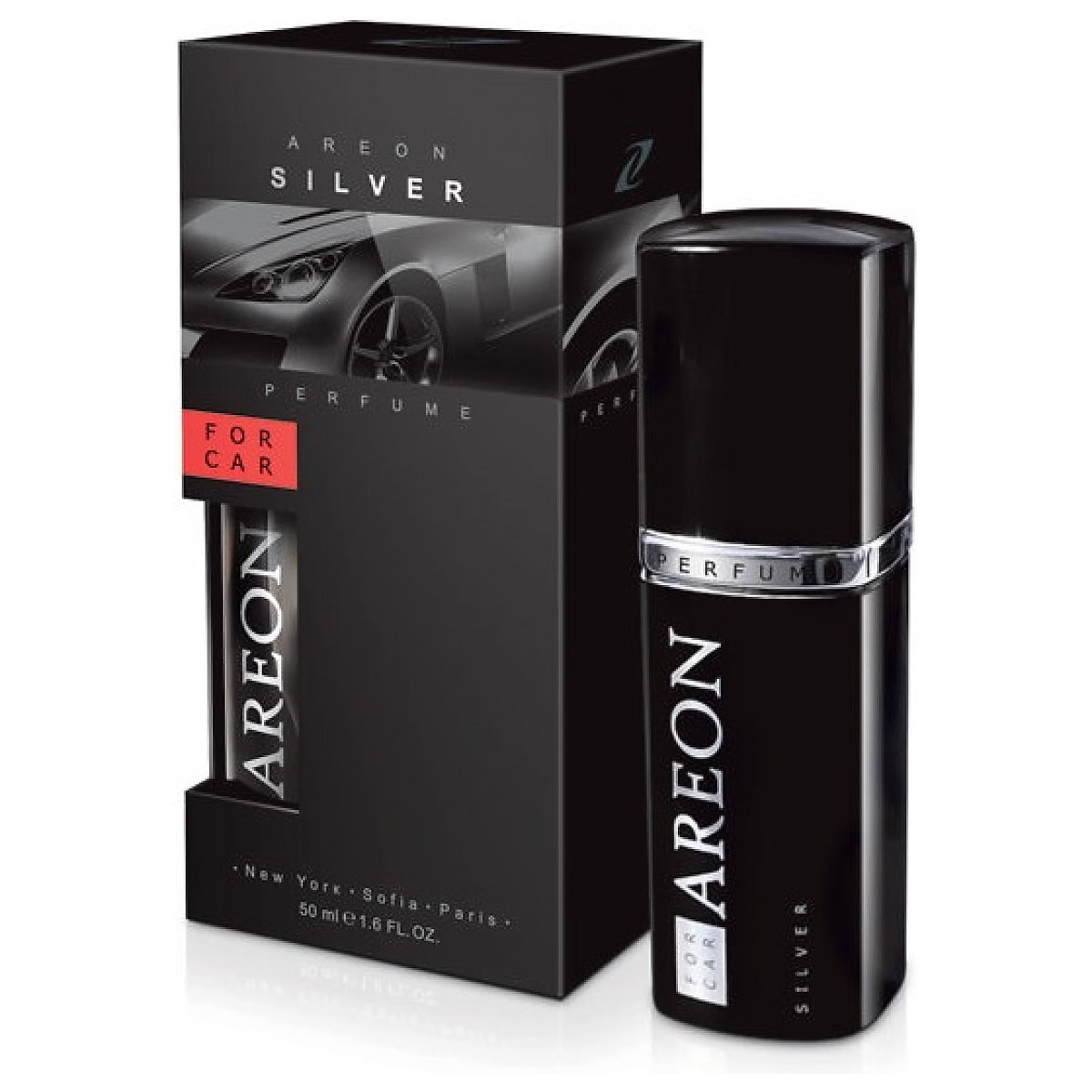 Areon Car Perfume Silver Perfumy do samochodu spray 50ml Perfumeria