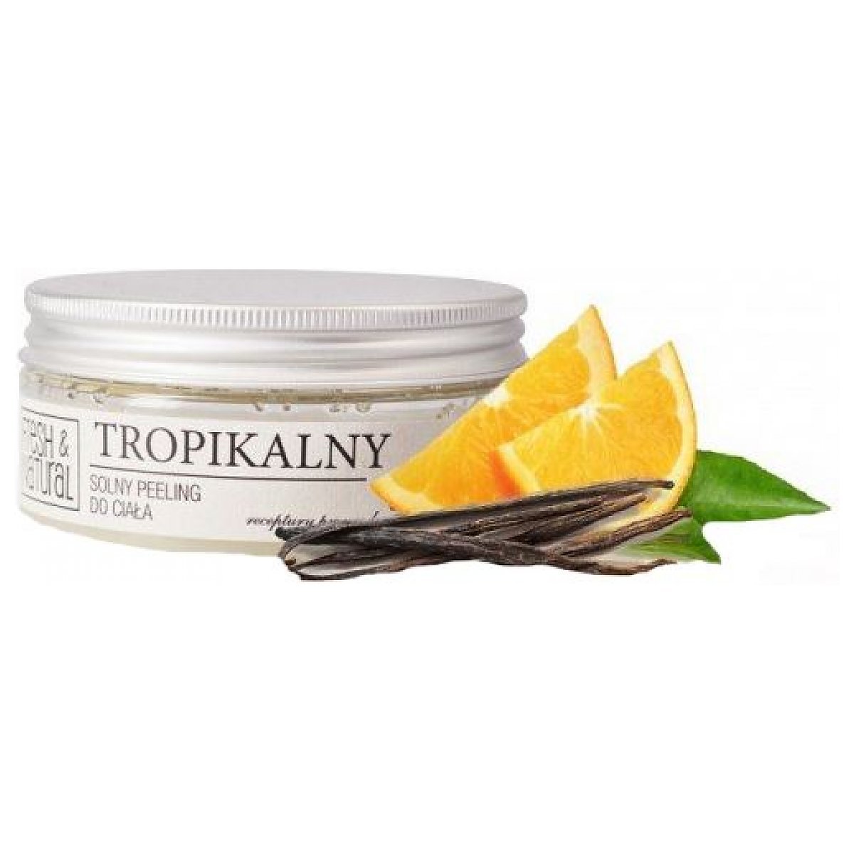 Fresh&Natural Body Scrub Peeling solny do ciała tropikalny 250g