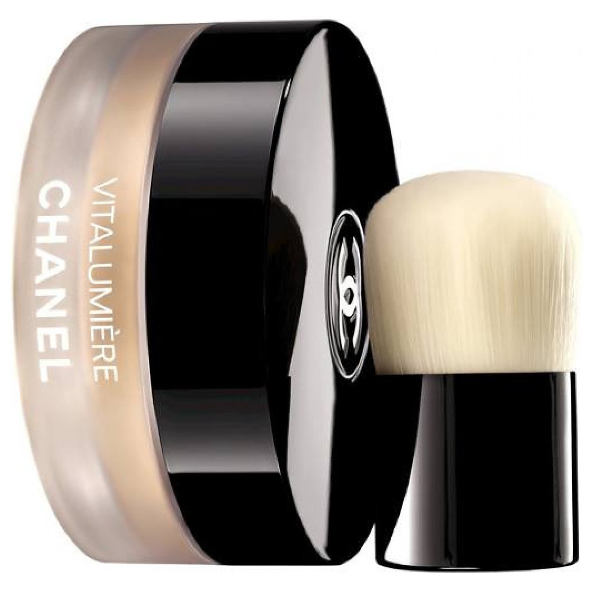 Chanel Vitalumière Loose Powder Foundation With Mini Kabuki Brush