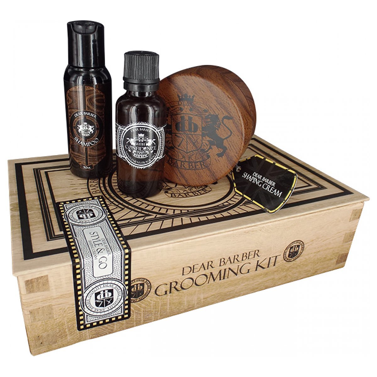 Dear Barber Style & Go Collection Shaping Cream Zestaw do pielęgnacji