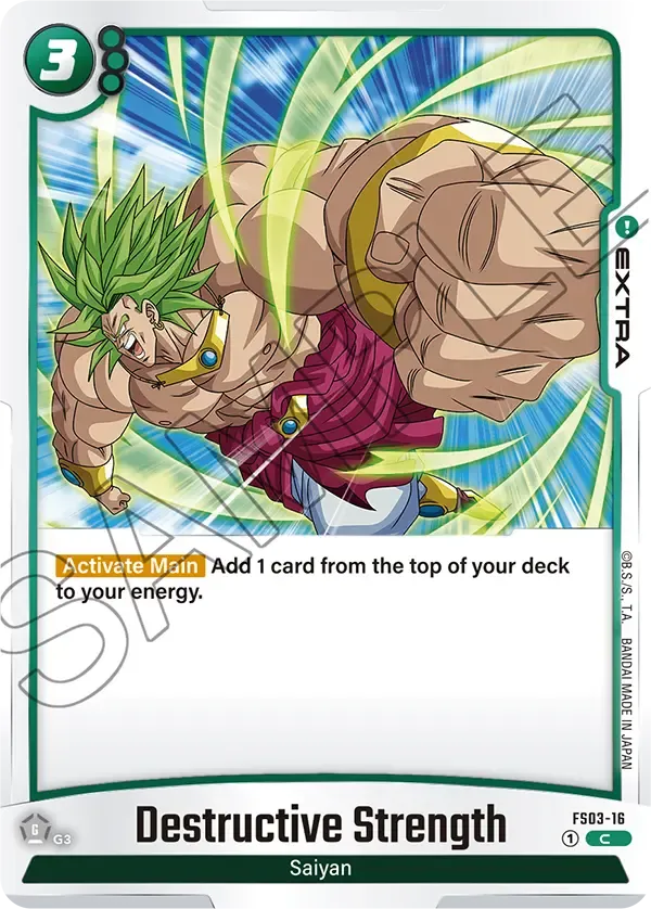 Destructive Strength Dragon Ball Super Card Game Fusion World Card DragonBall.gg