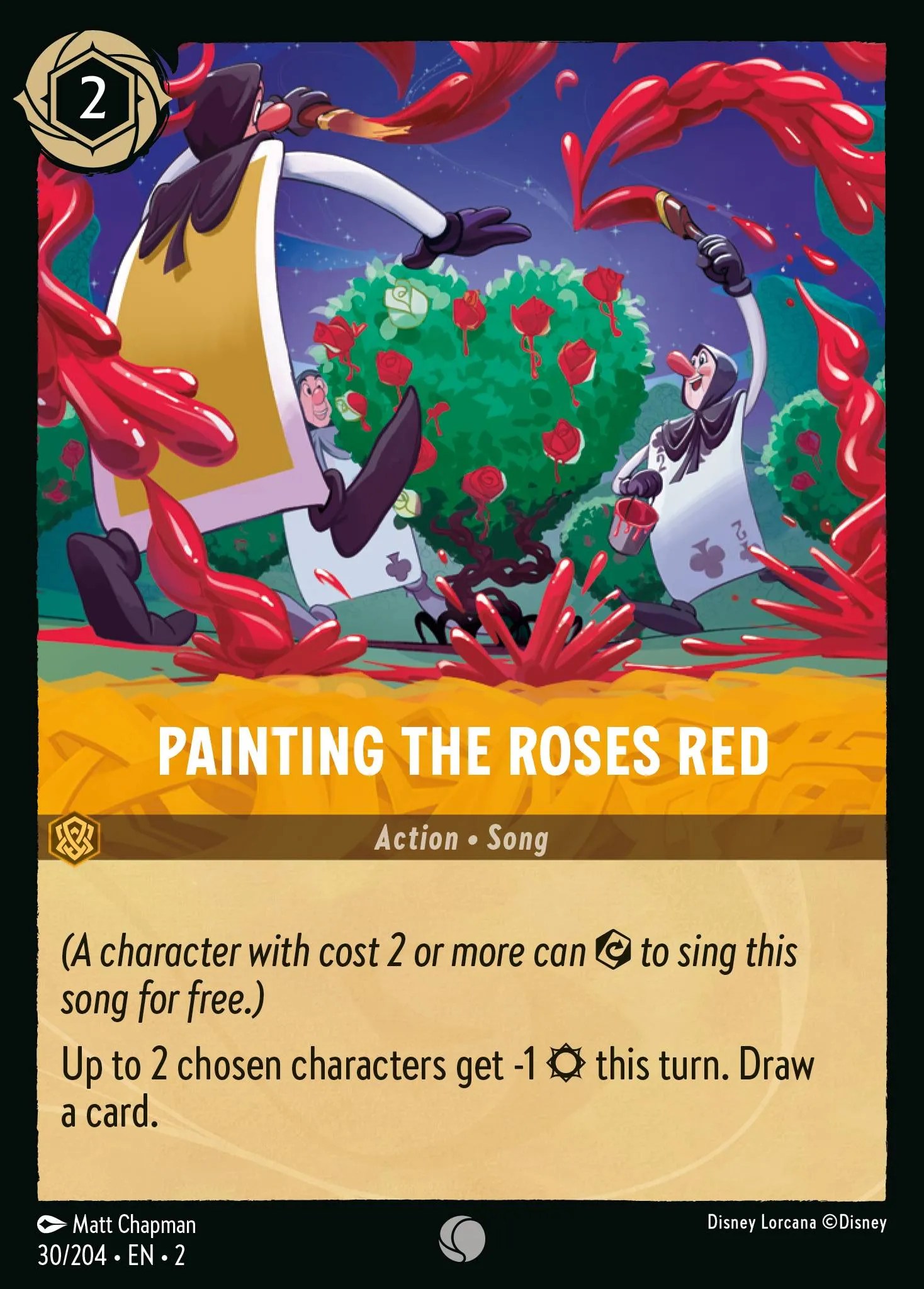 Painting the Roses Red Lorcana Card Lorcana.gg