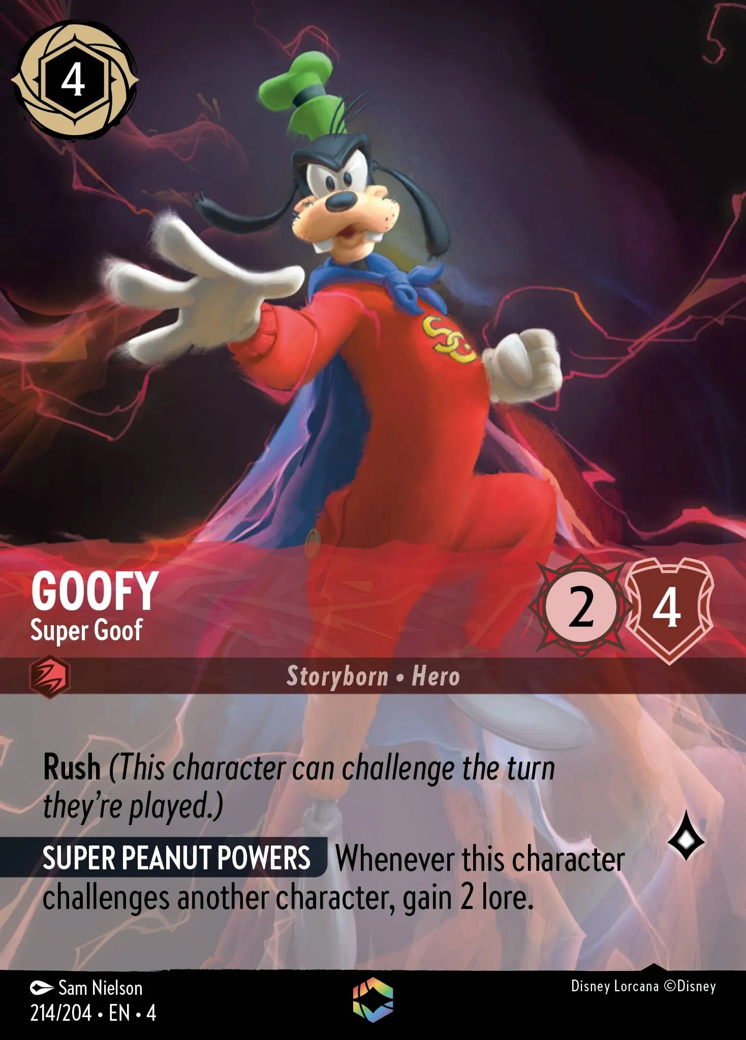 Goofy Super Goof Lorcana Card Lorcana.gg