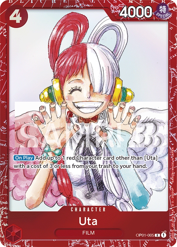OP01005_p1 Uta One Piece Card Game Card OnePiece.gg