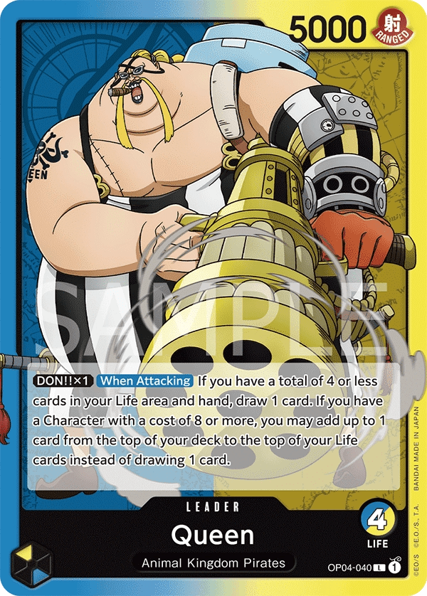 OP04040 Queen One Piece Card Game Card OnePiece.gg
