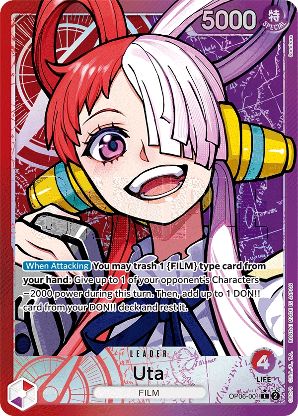 OP06001_p1 Uta (Parallel) One Piece Card Game Card OnePiece.gg