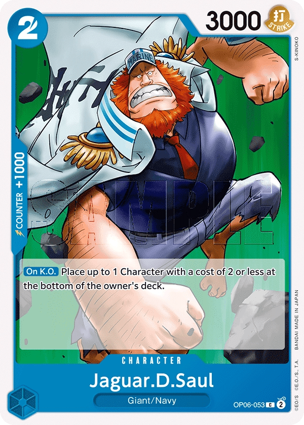 OP06053 Jaguar.D.Saul One Piece Card Game Card OnePiece.gg