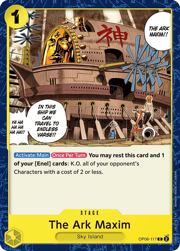 OP06117 The Ark Maxim One Piece Card Game Card OnePiece.gg