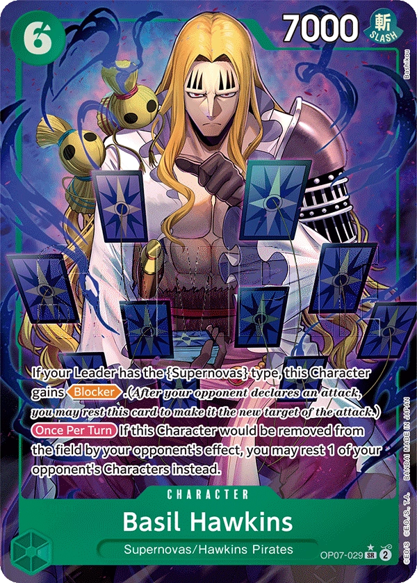 Basil Hawkins (Parallel) One Piece Card Game Card OnePiece.gg