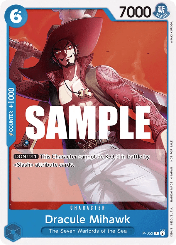 P052 Dracule Mihawk One Piece Card Game Card OnePiece.gg