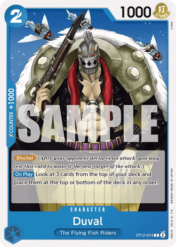 ST12014 Duval One Piece Card Game Card OnePiece.gg