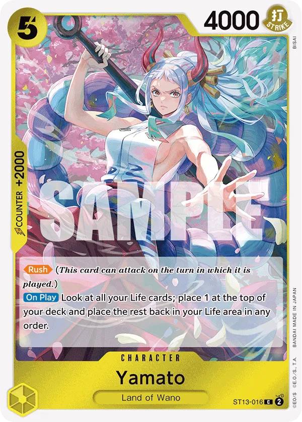 ST13016 Yamato One Piece Card Game Card OnePiece.gg