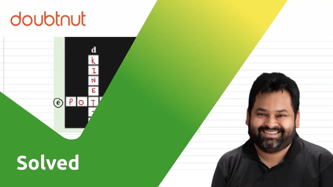 [Marathi Solution] Solve the following crossword puzzle.