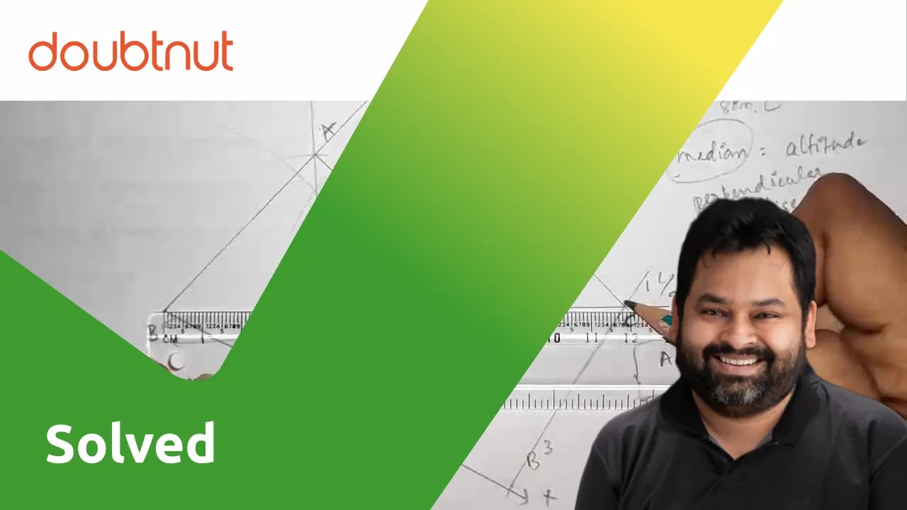 [Kannada] Construct an isoeceles triangle whose base is 8 cm and altit